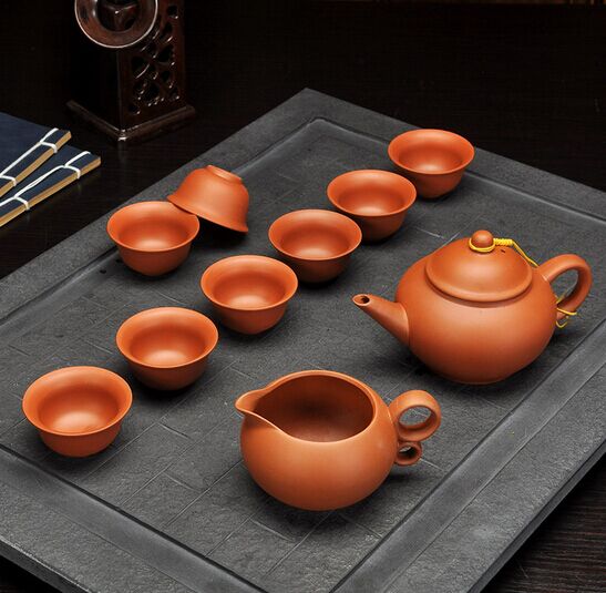 Purple-clay Tea set