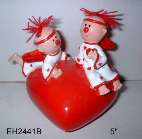 Resin Valentine Figurine