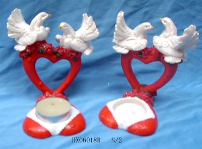 Resin Valentine DOVE Figurines