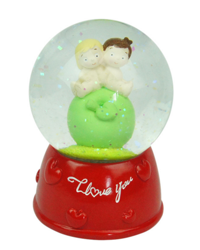 Resin Valentine Snowglobe