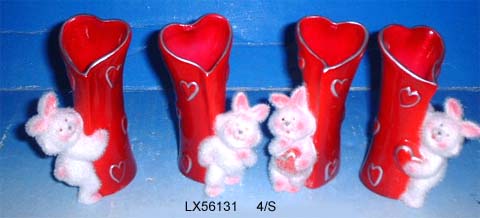 Ceramic Valentine decoration