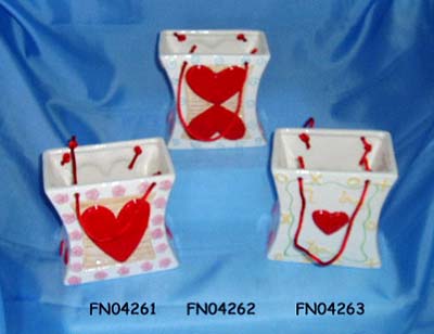 Ceramic Valentine decoration