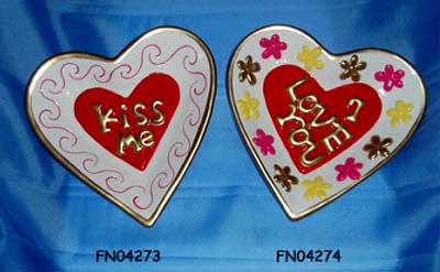 Ceramic Valentine decoration