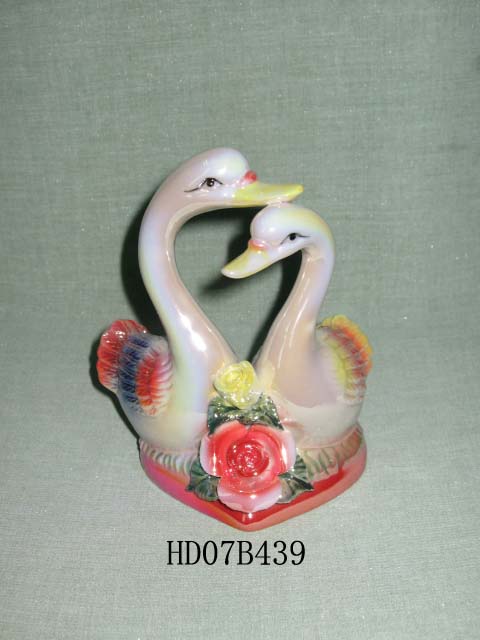 Ceramic Valentine Dove decorations