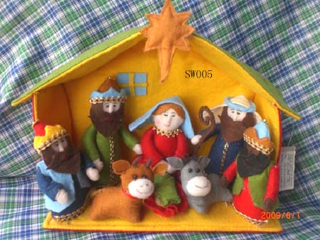 Non-woven Nativity Set