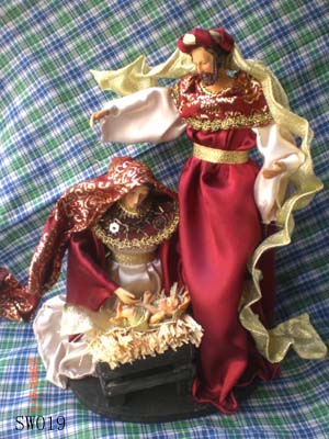 Fabric Nativity Set