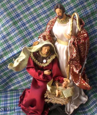 Fabric Nativity Set