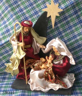 Fabric Nativity Set