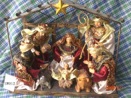 Fabric Nativity Set