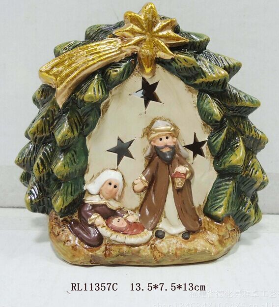 Ceramic Nativity Set