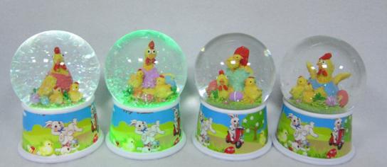 Resin Easter Snowglobe