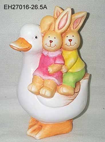 Ceramic Easter Figurine