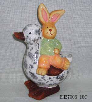 Ceramic Easter Figurine