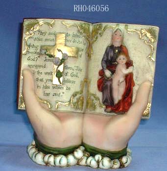 Resin Religious Book