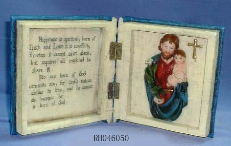 Resin Religious Book