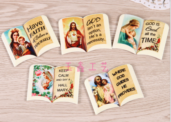 Ceramic Religious Magnet