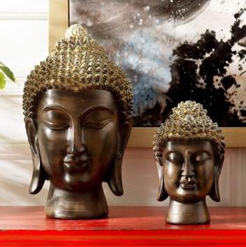 Resin Buddha Head