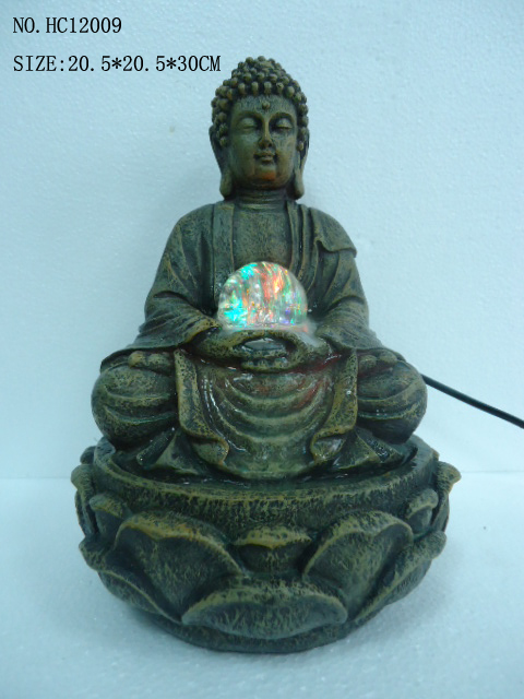 Resin Buddha Fountain