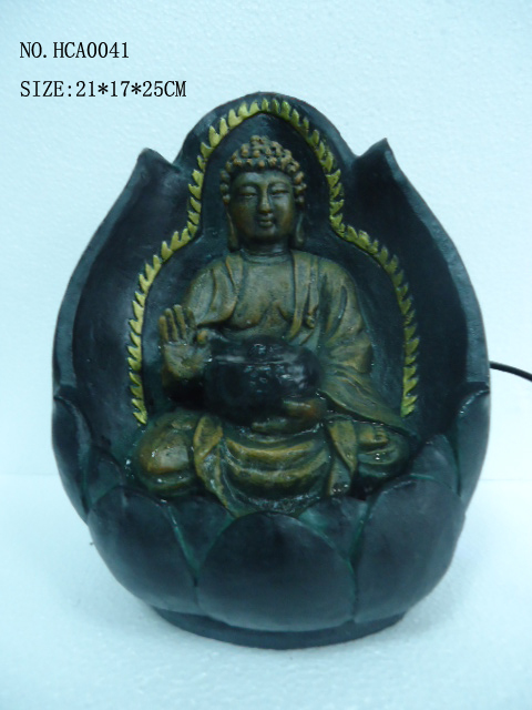 Resin Buddha Fountain