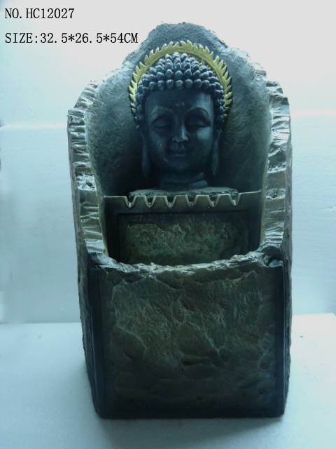 Resin Buddha Fountain
