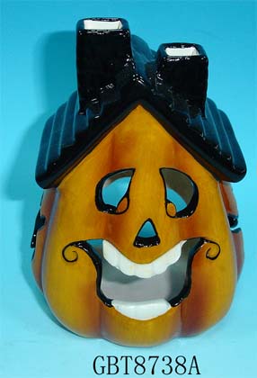 Ceramic Halloween Pumpkin