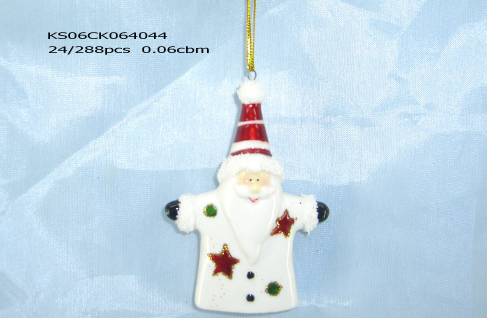 Ceramic X'mas hanging Deer figurine