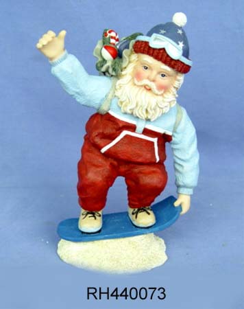 Resin Christmas Santa figurine
