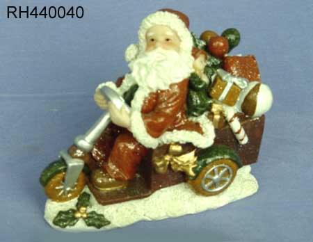 Resin Christmas Santa figurine