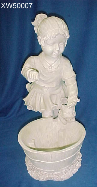 Resin statue