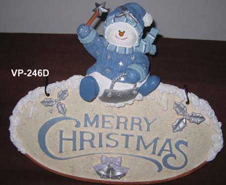 Resin Christmas Plaque