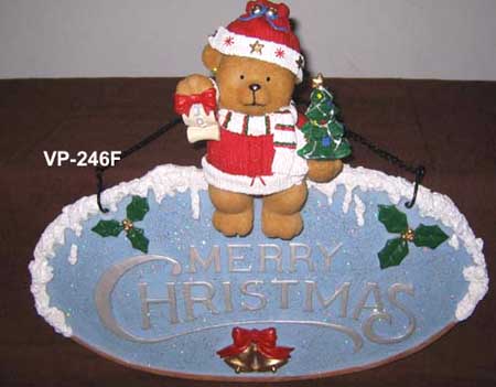 Resin Christmas Plaque