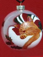 Glass Christmas ornament