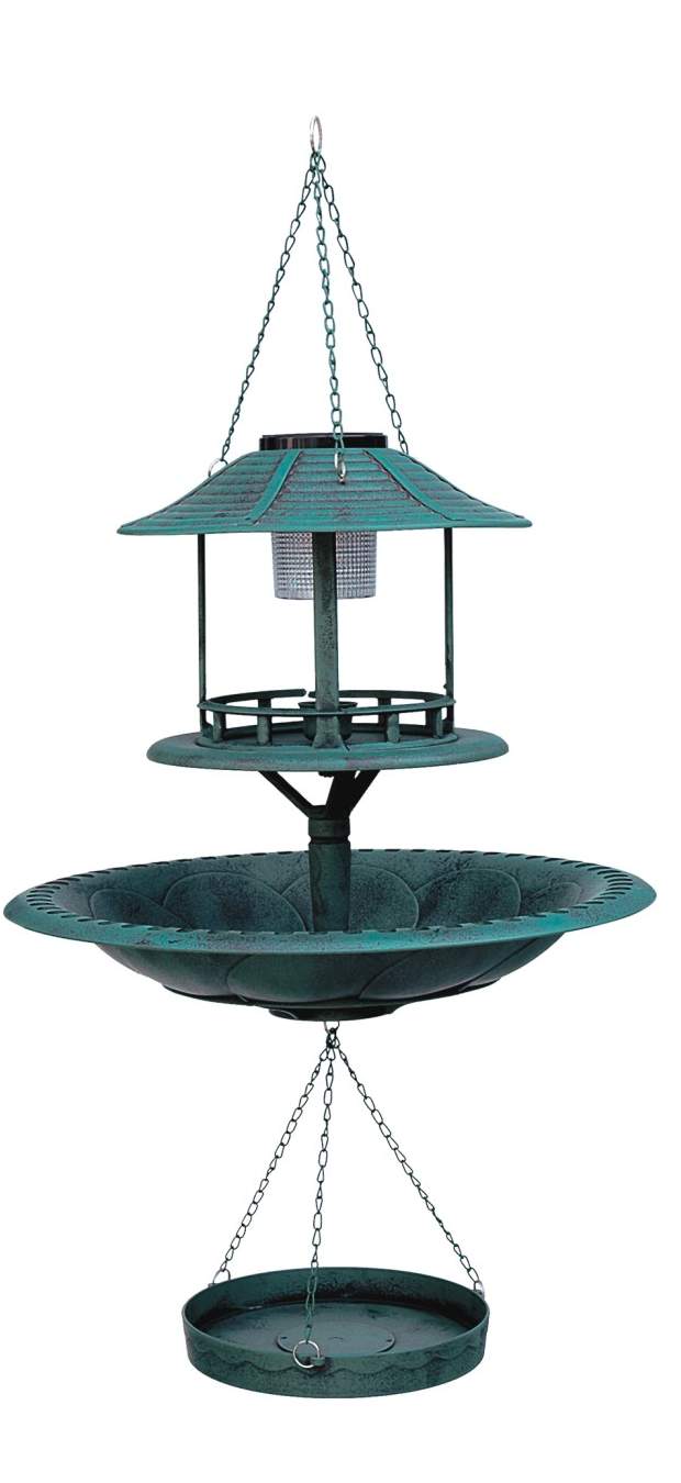 Plastic Bird bath & feeder