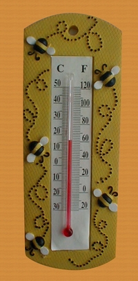 Resin decorative Thermometer