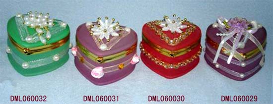 Glass Jewellery box