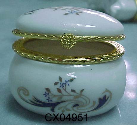 Porcelain Jewellery box