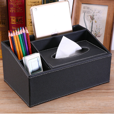 Leather Tissue box