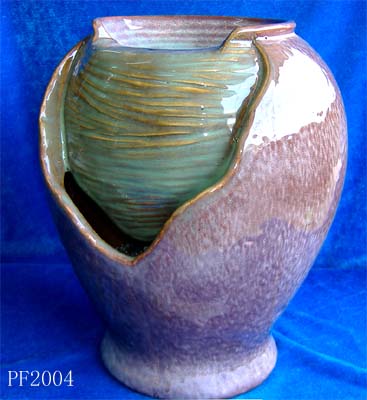 Ceramic (with Glazed) Tabletop Fountain