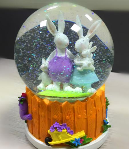 Resin Snowglobe for Easter