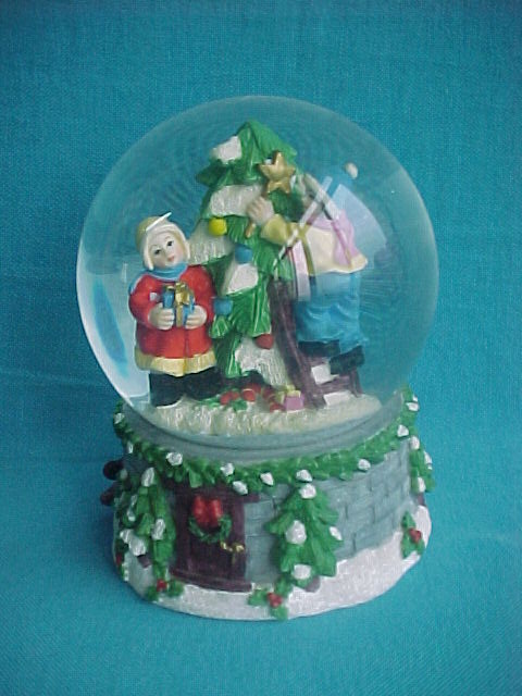 Resin Religious Snowglobe