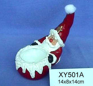 Ceramic X'mas Candle holder