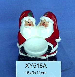 Ceramic X'mas Candle holder