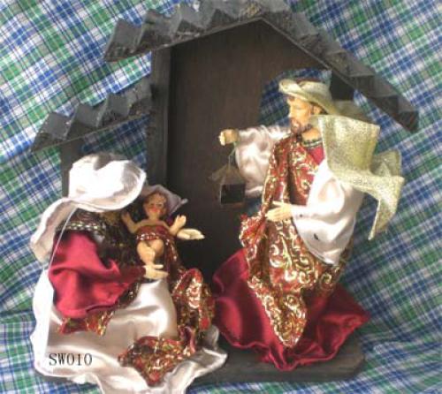 Fabric Nativity Set