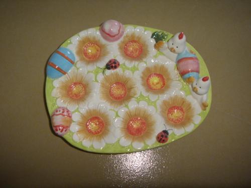 Dolomite Easter Egg holder plate