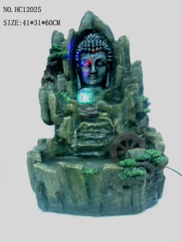 Resin Buddha Fountain