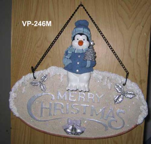 Resin Christmas Plaque