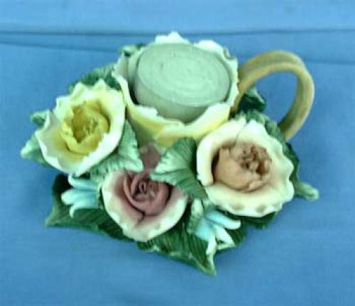 Ceramic Flower Candle holder