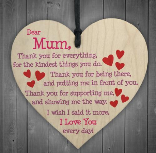 MDF Mother day Plaque