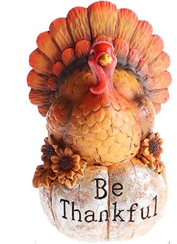 Resin Thanksgiving Turkey Figurine